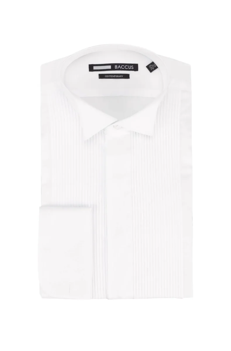 Camisa Smoking Plissada - Branco - Image 2
