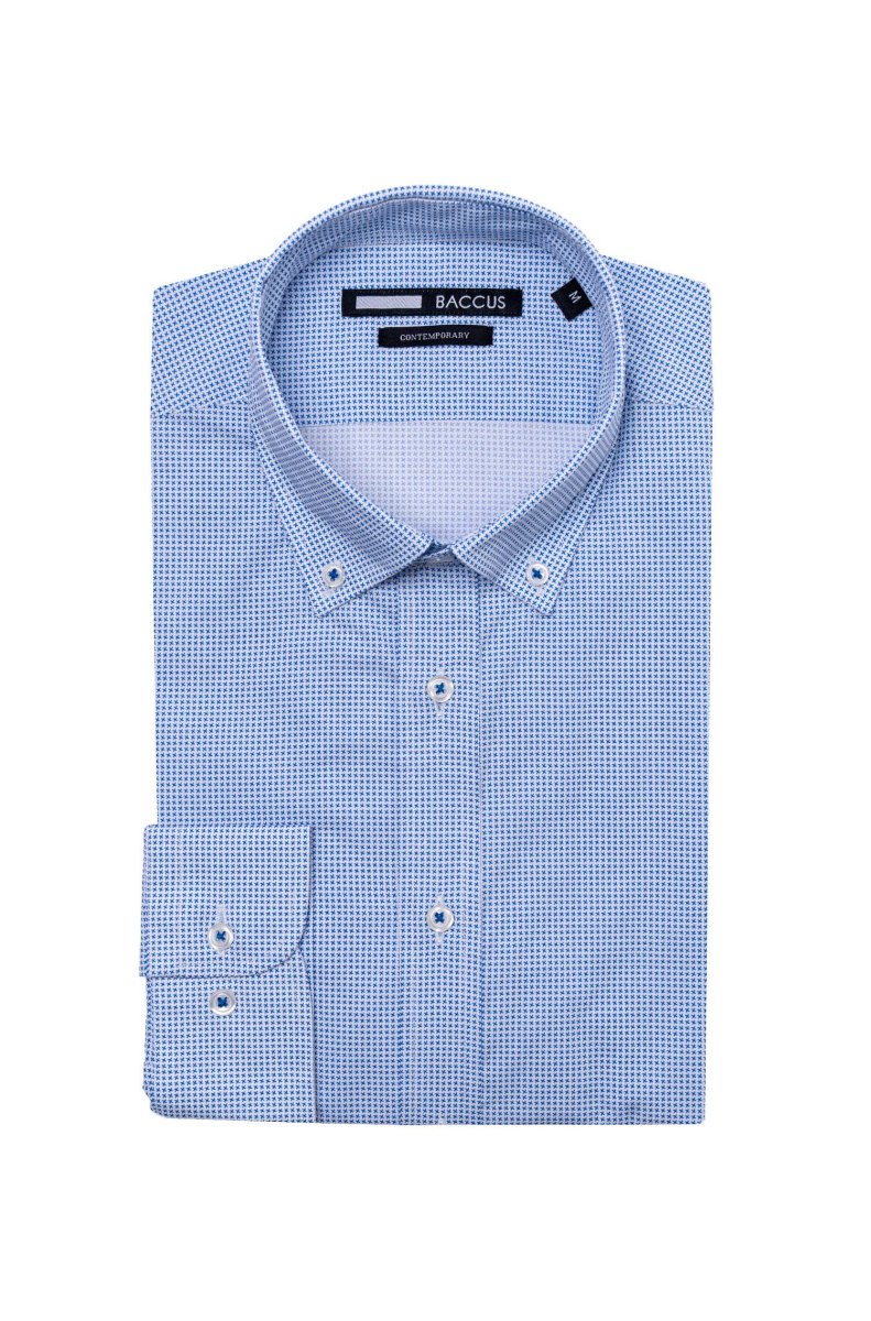 Camisa Baccus estampada - Marinho