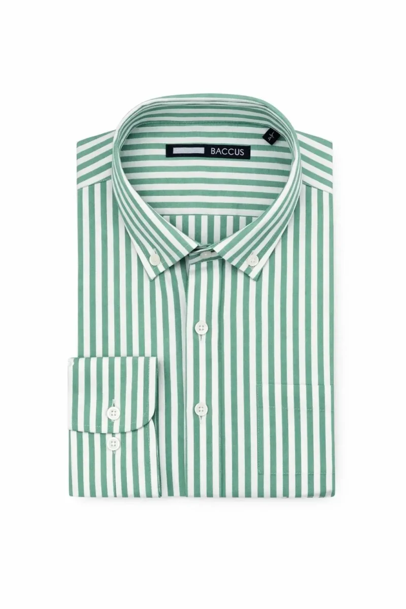 Camisa Fit Regular - Verde - Image 2