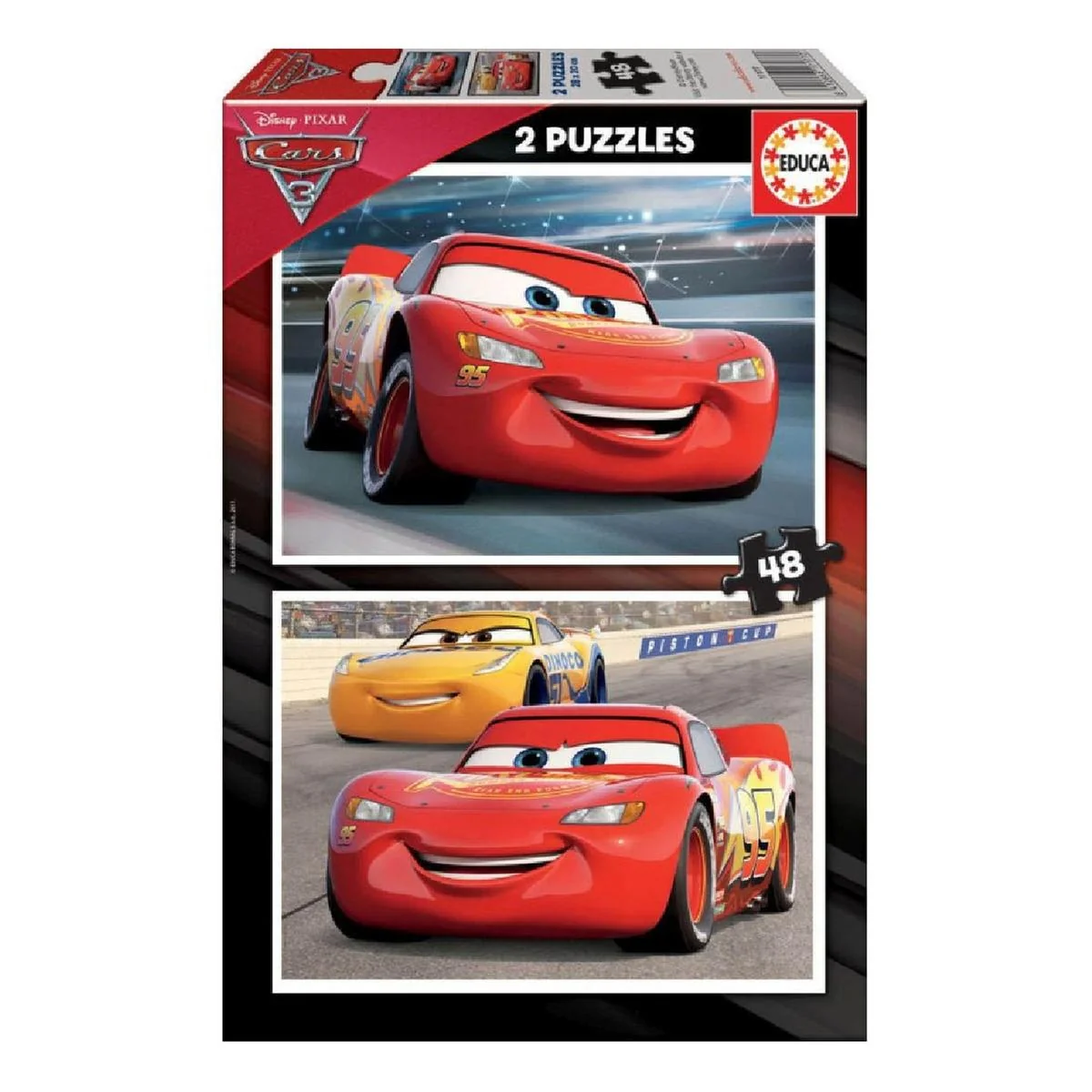 2 Puzzles 48 peças Cars